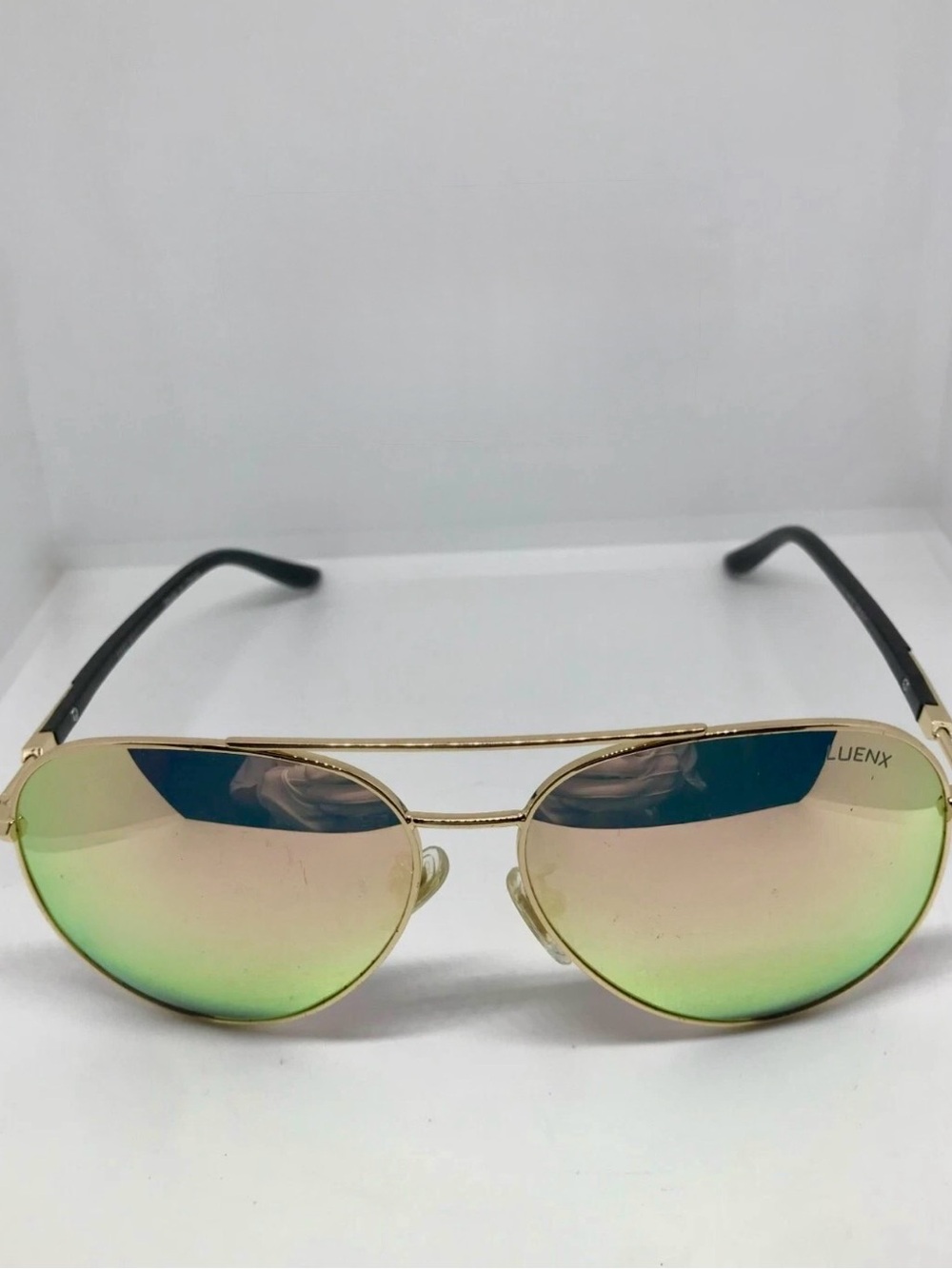 Luenx Aviator Sunglasses Polarized Mirrored Lenses 1503 60-17